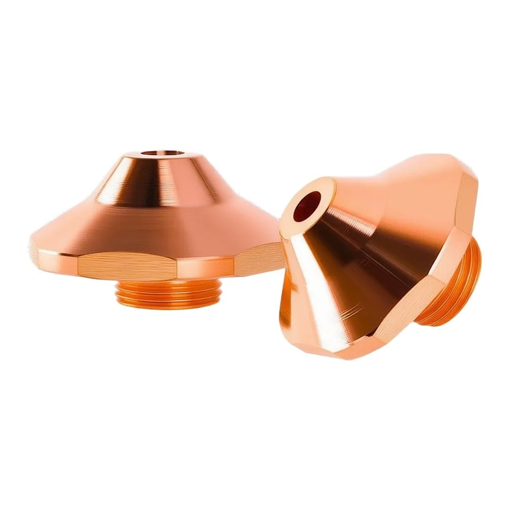 Copper Nozzle Kit 10pcs for Metal Plate Machines 28mm OD 15mm HT Thread 1.0 1.2 1.4 1.5 1.6 1.8 2.0 2.5 3.0mm Apertures