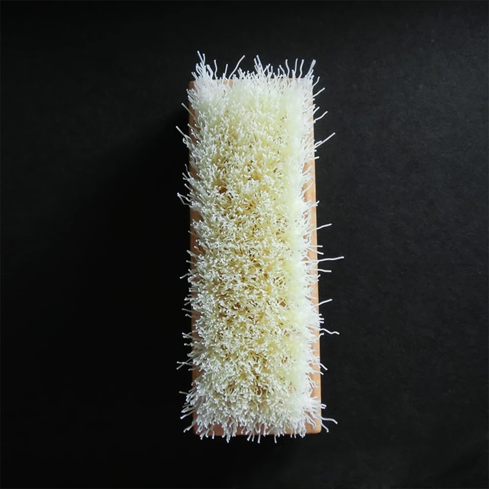 

4 pcs WoodenH lePlasticBrushforCleaningShoesSneakersBootsRemovingMudDirtDebrisfromSoleHomeKitchenGarageHouse