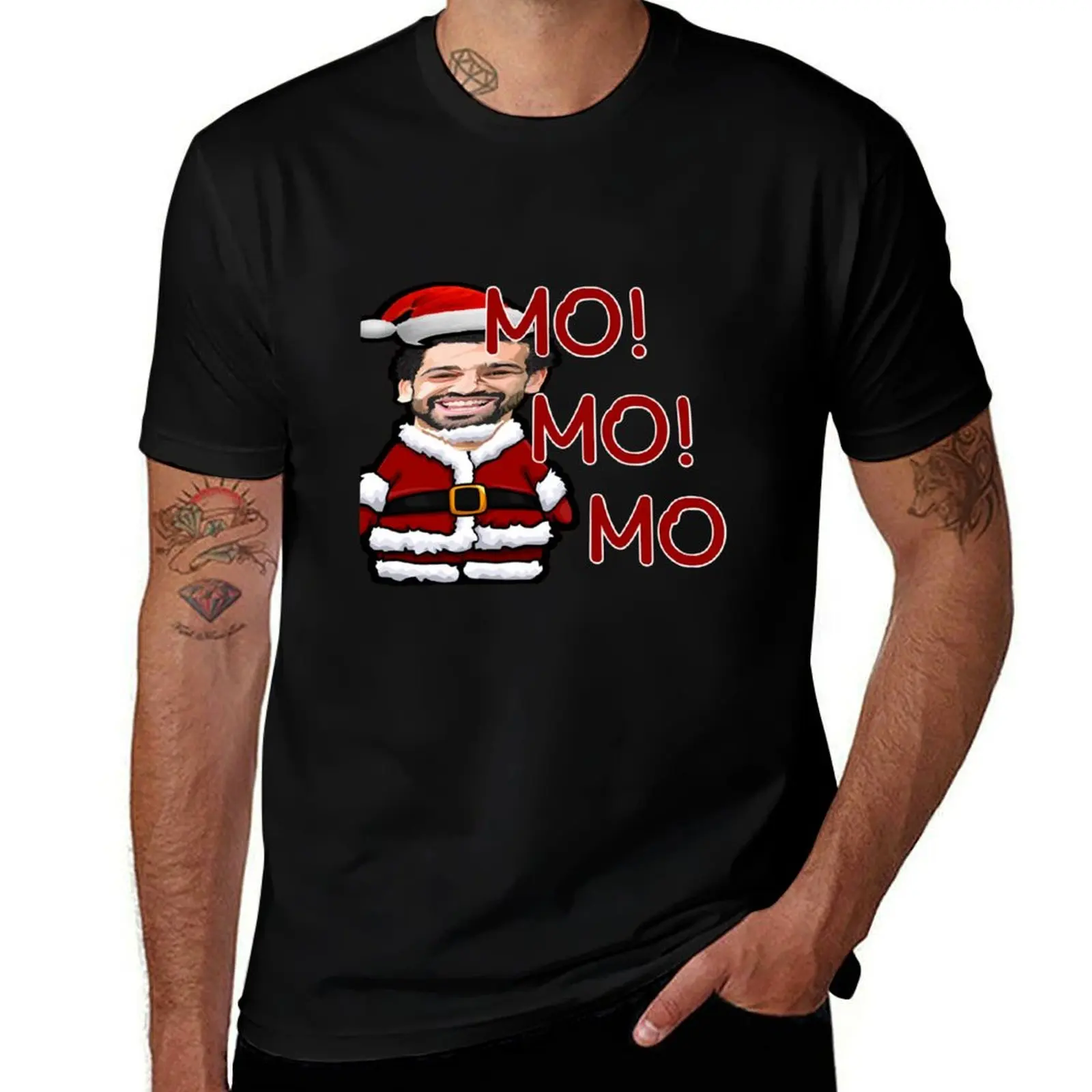 santa Mo! Mo! Mo! Salah Gift For Men and Women, Gift For Fans, Gift Christmas Day T-Shirt