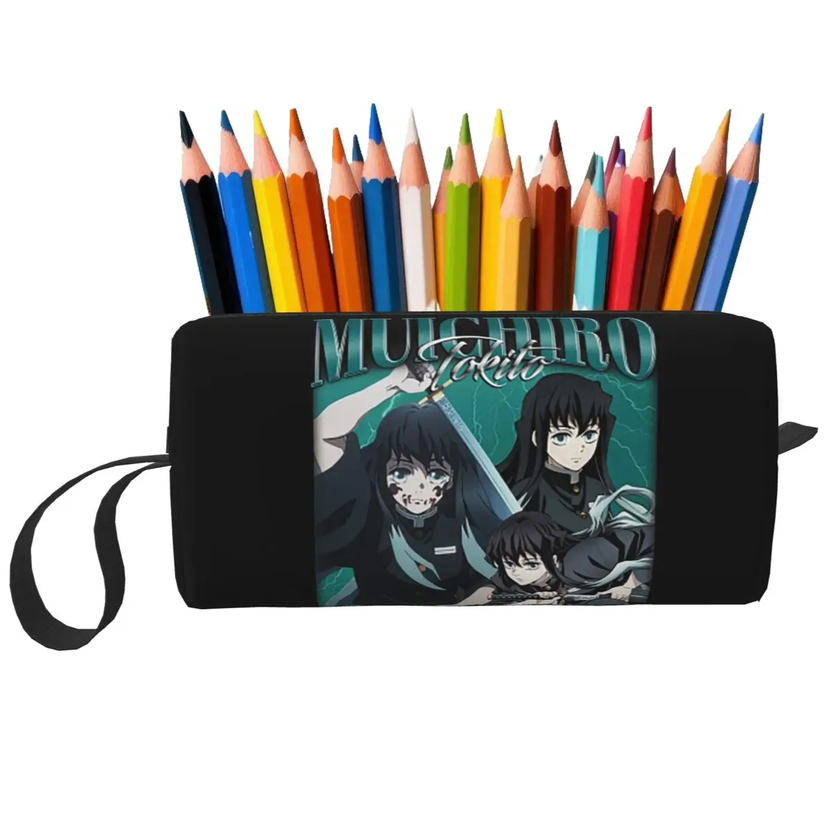 

Muichiro Muichiro Tokito пенал для мальчиков и девочек школьная коробка для ручек пенал канцелярские принадлежности дорожная женская косметичка