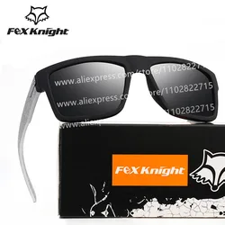 Fox Knight BRAND DESIGN Classic Square Sunglasses Men Women Vintage Male Sport Sunglasses Shades Eyewear UV400 Gafas