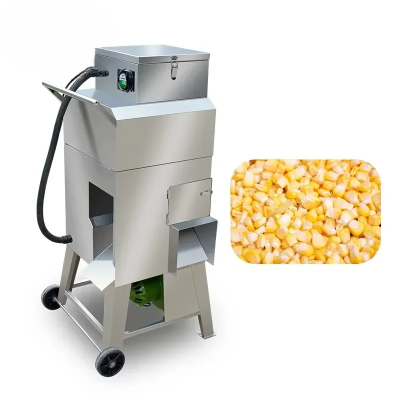 Multi Function Small Portable Electric Soybean Multi Crop Paddy Rice Wheat Maize Peeler Corn Sheller Thresher Machine
