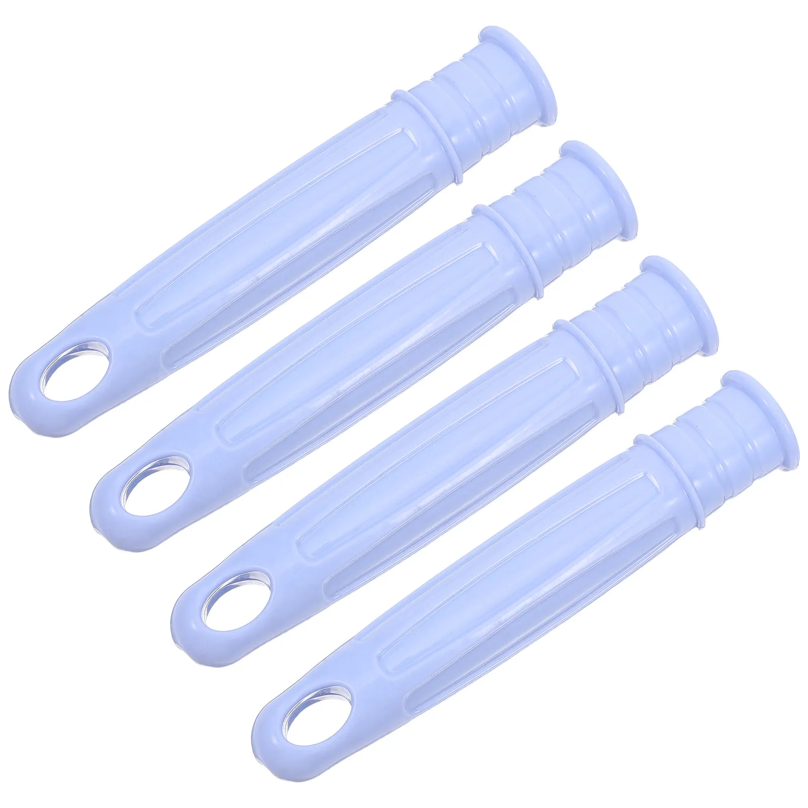 

4Pcs Mop Handle Replacement Grips Plastic Broom Handle End Caps Protective Cover Sleeves Mop Rod Repair Parts 14Cm Length 19Mm