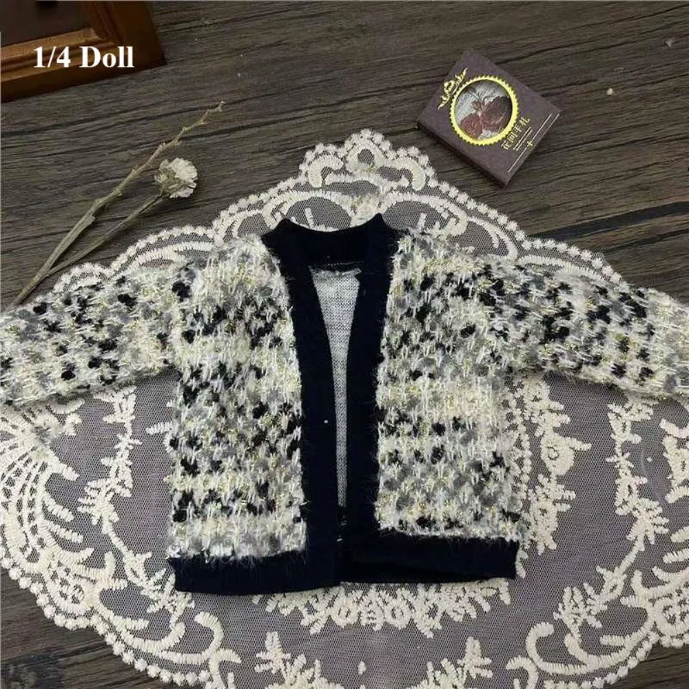 

Casual Wear Knitted Cardigans Tops Cute Mini Doll Coat Sweaters DIY Accessories Elegant for 1/4 1/6 BJD 30/45cm Dolls