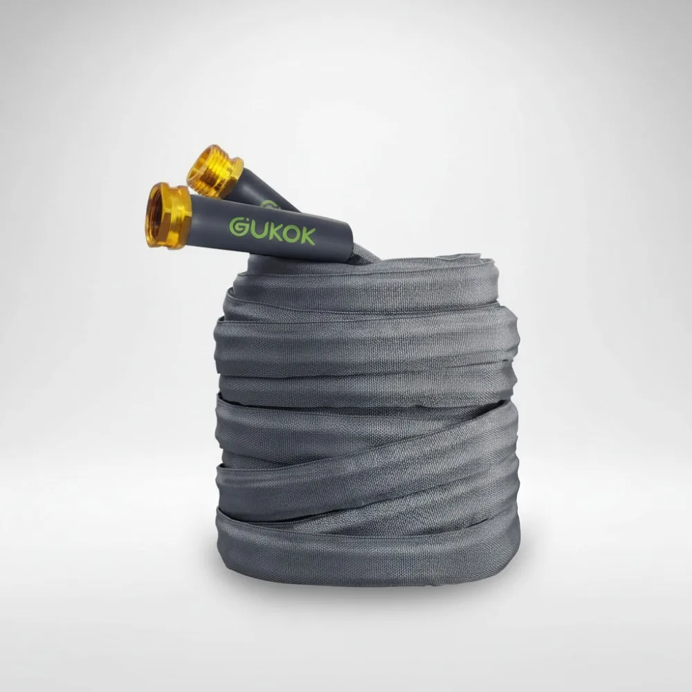 

2025 Upgraded 100FT Lightweight Garden Hose - Kink-Free, Burst-Resistant & All-Weather for Lawns & Gardens