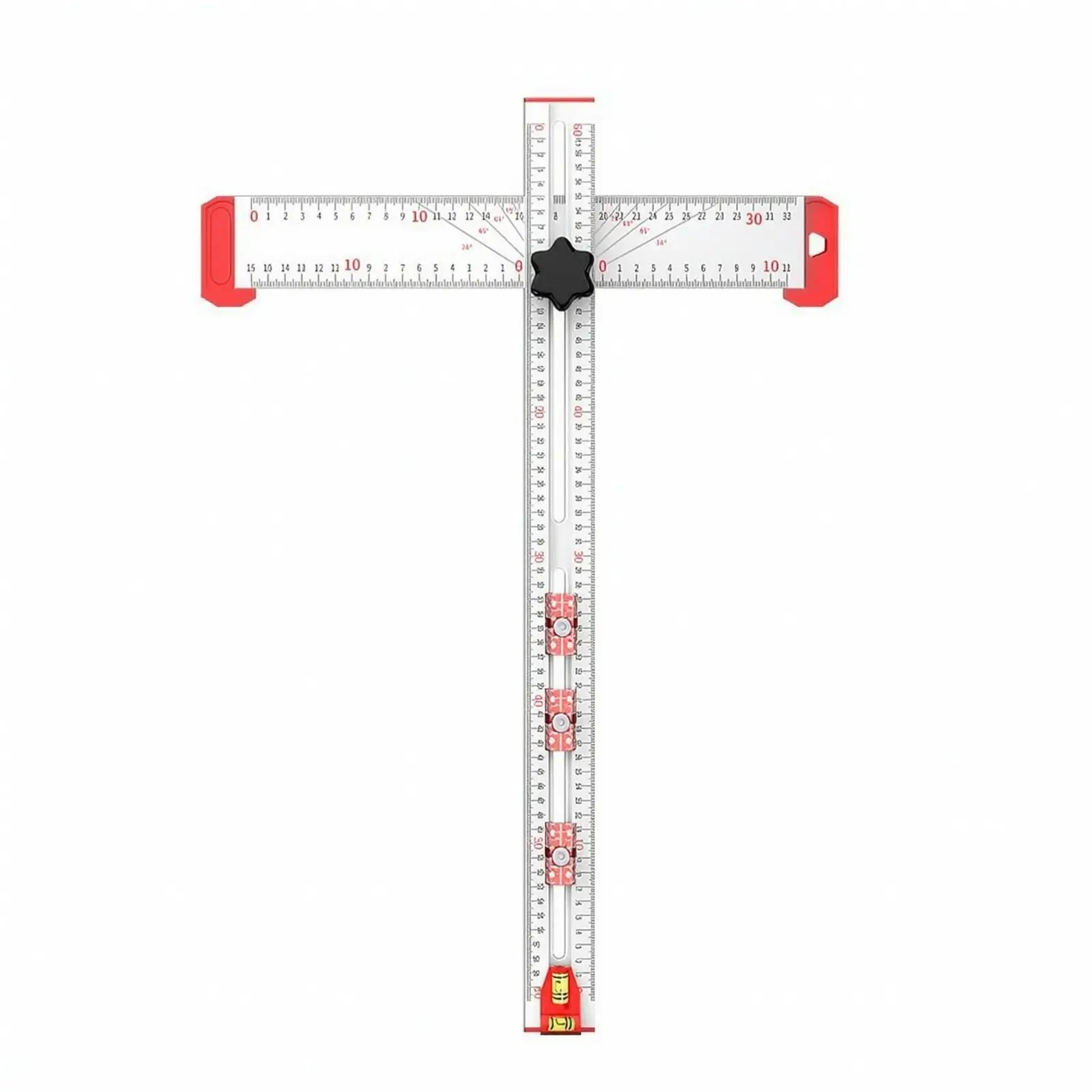 Multifunctional T-Square Ruler Woodworking Ruler Sturdy for Joinery, Woodworkers