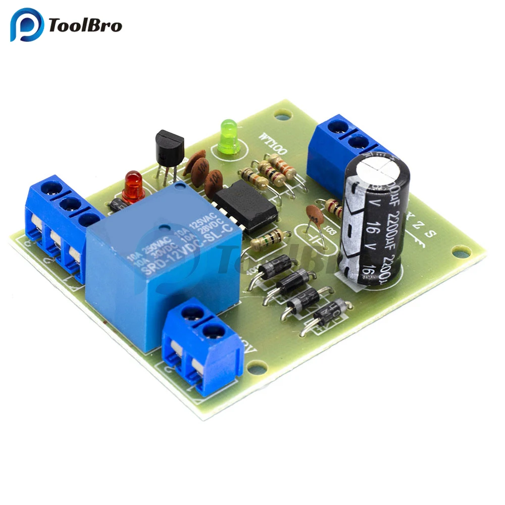 Liquid Water Level Controller Sensor Module DC 9-12V Automatic Pumping Drainage Water Level Detection for Pump Control