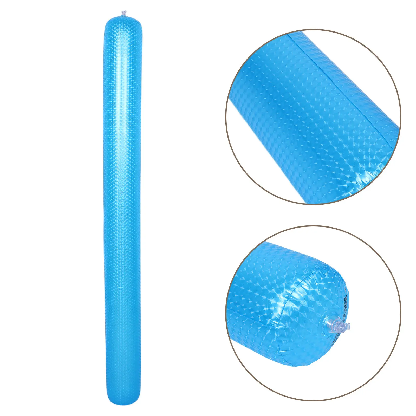 2Pcs Inflatable Swimming Noodle 65 Inch Flexible Pool Noodle Stick Bright Color Leakproof Floating Swim Aid for Adult Swimming