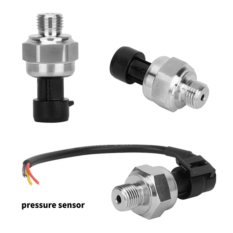 

G1/4 DC5V 0-1.2 MPa Pressure Sensor Transducer Oil Fuel Diesel Gas Water Air Pressure Transducer With 19cm Cable stainless steel