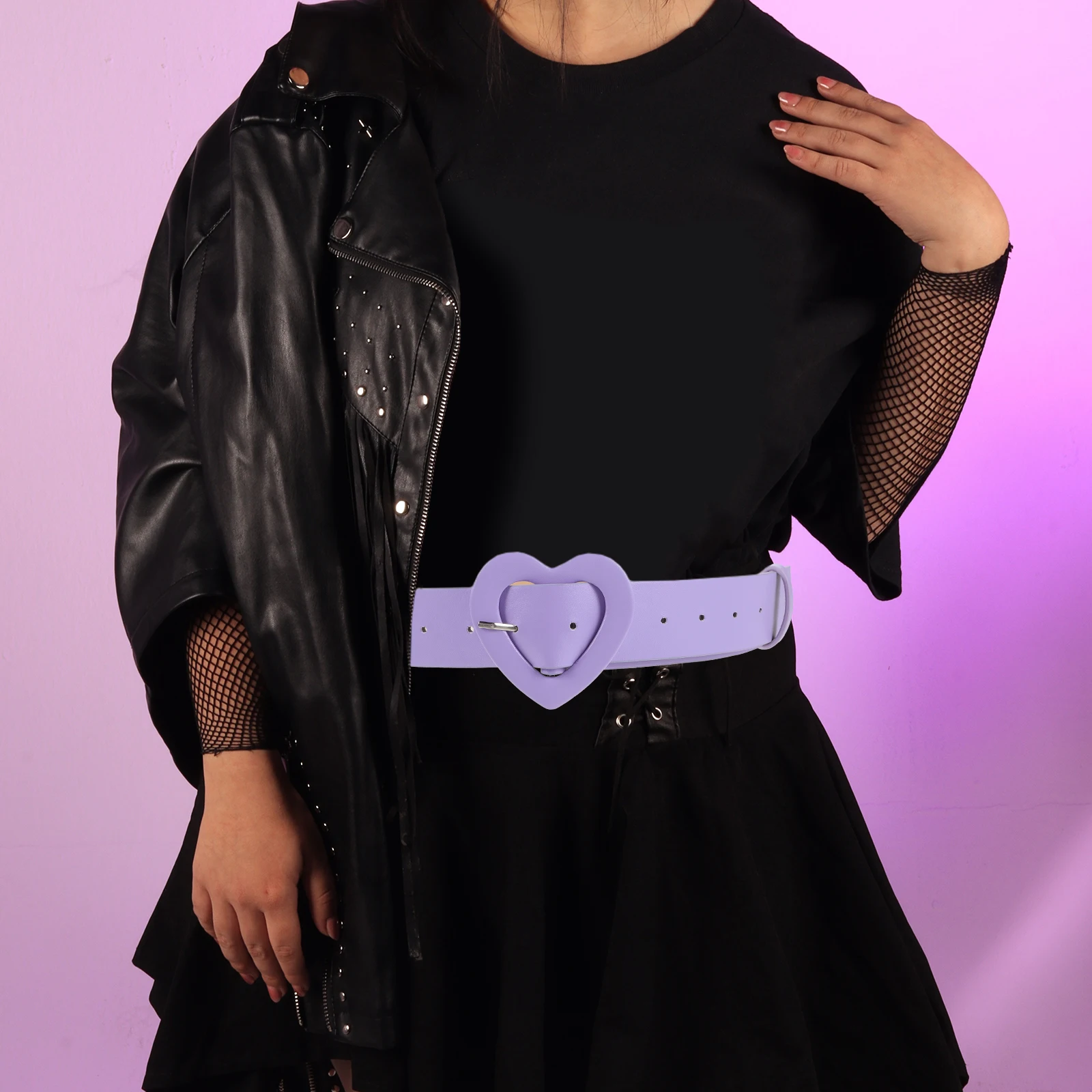 

4pcs Women Dress Waist Belt Waist Belts Adjustable Dress Pants Belt Set Yellow Purple Blue Green Fashion Accessories