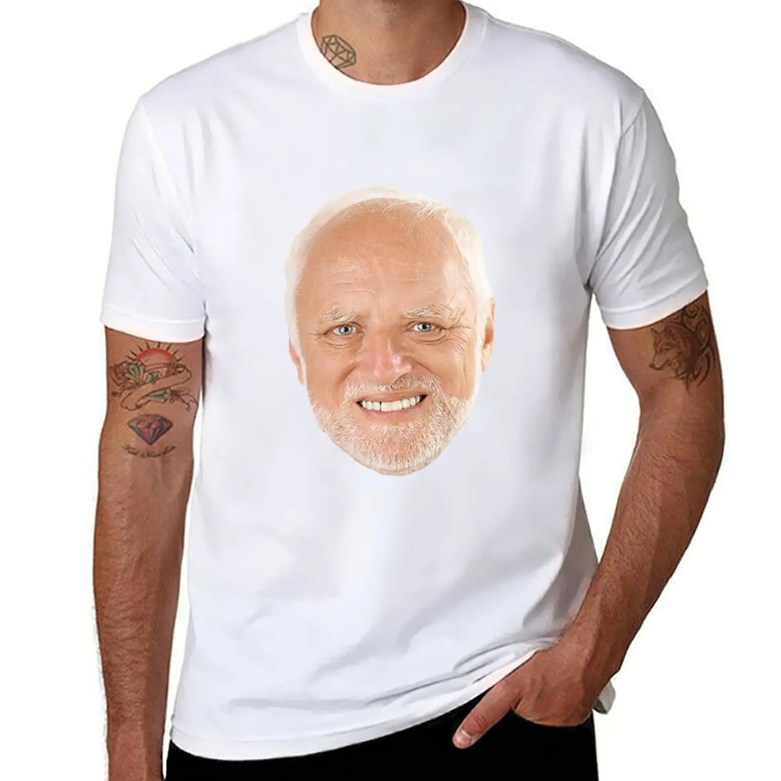 

Hide the Pain Harold T-Shirt printed t shirts for man man t shirt summer T-Shirt