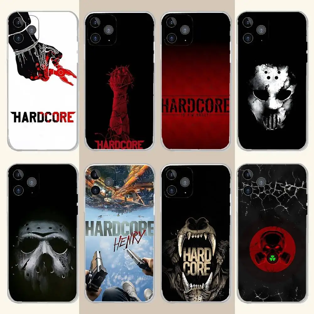 

H-Henry Movie H-Hardcore Phone Case For iPhone 17,16,15,14,13,12,11 Pro,Max,Plus,X,XS,XR,SE4,E Mini Transparent Soft Cover
