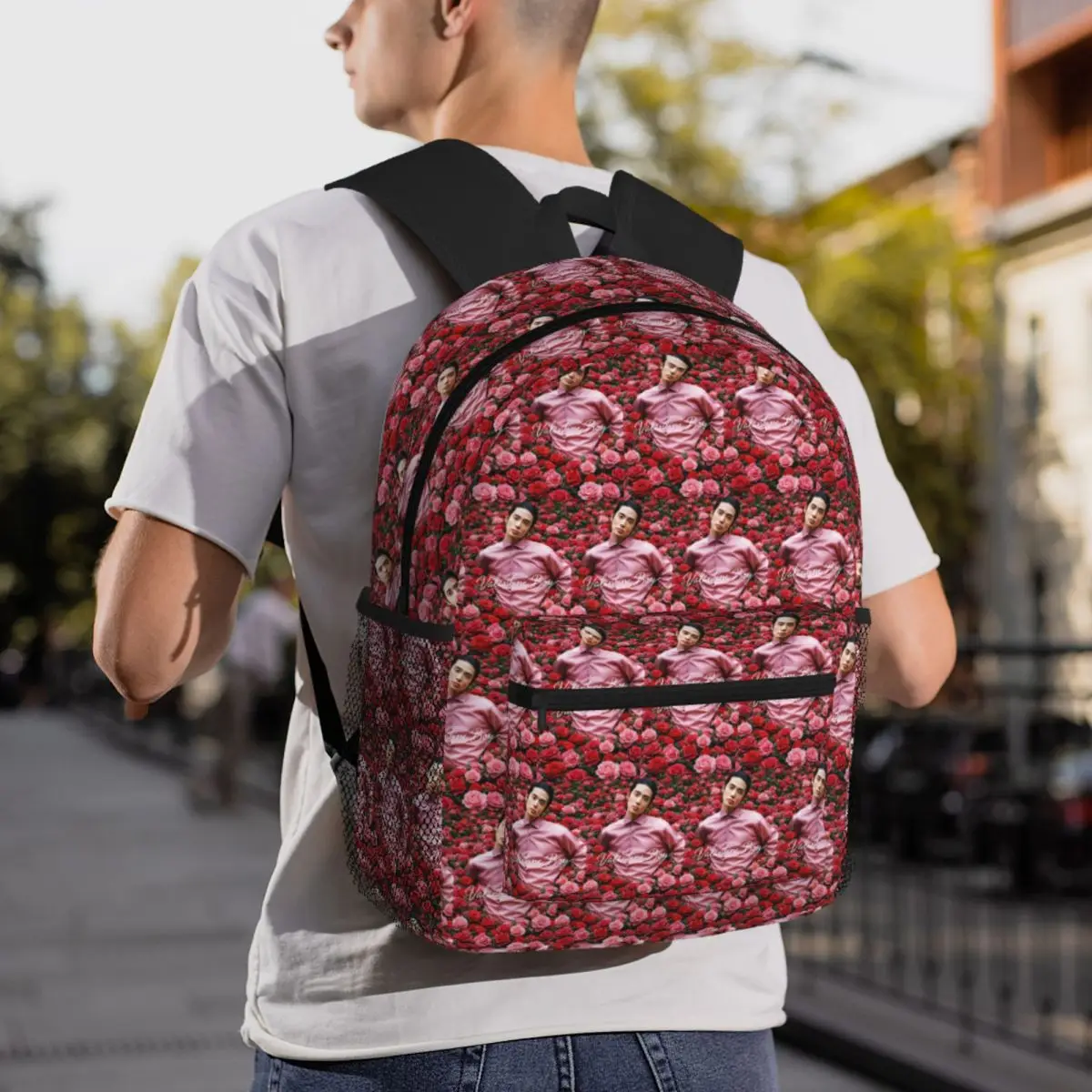 Valentine Boy Jaehyun NCT Mochila de gran capacidad para niños y niñas, mochila escolar, bolsos de hombro para hombres y mujeres