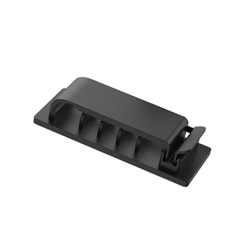2025 New 10Pieces Practical Cord Organizers Clip Plastic for Maintaining Tidying Cable Layouts on Desktops and Media Consoles
