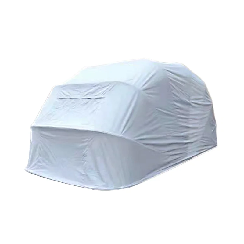 

Автоматический мобильный навес для автомобиля, складной гараж, парковочное место, тент для защиты от дождя и солнца у внешней стены сарая.