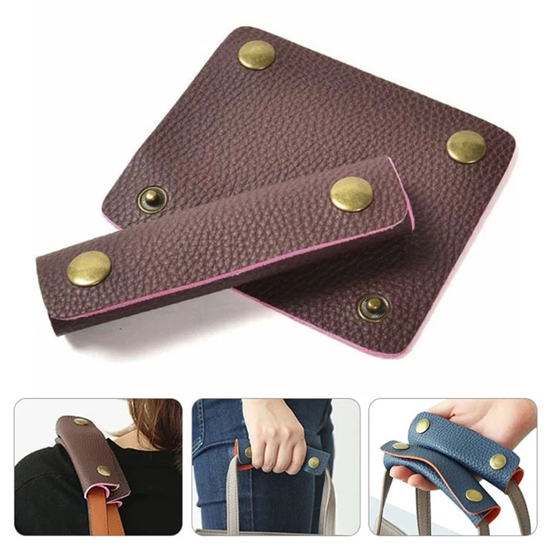 Soft Suitcase Grip Protective Luggage Bag Handle Wrap Leather Anti-stroke Stroller Shoulder Strap Pad Grip Cover Bag Accessorie