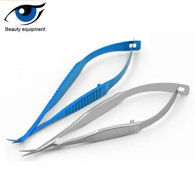 Titanium alloy scissors Ophthalmic microsurgery 8.5cm Venus scissors surgical tools animal experiment tool