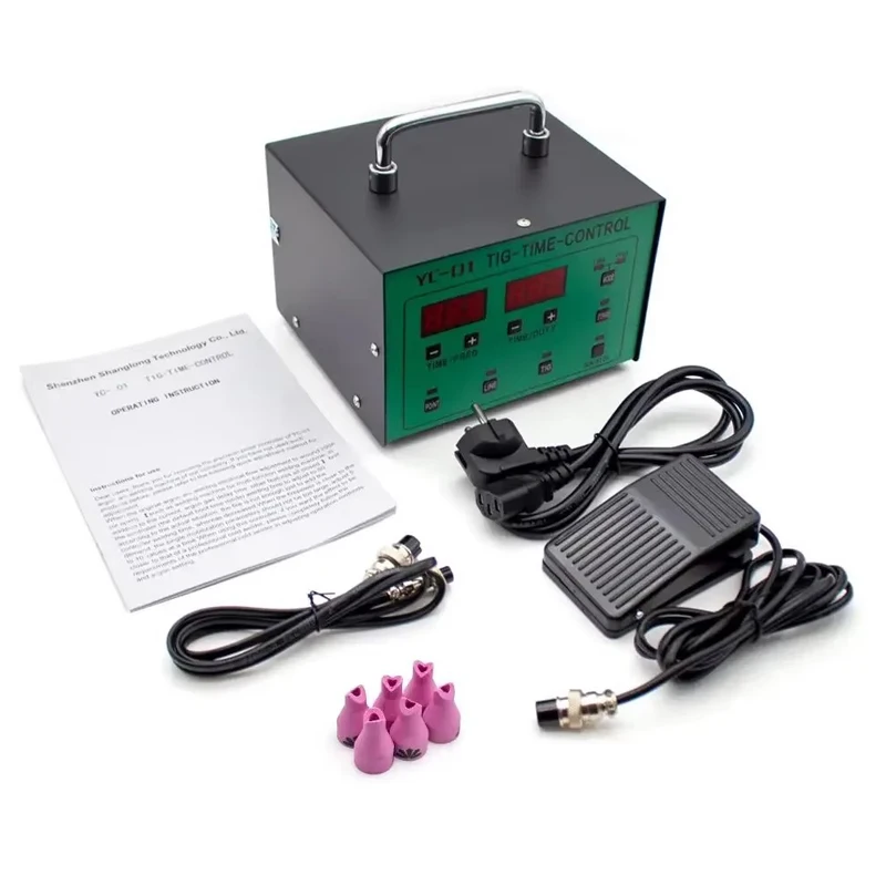YC-01 Argon Arc Welding Time Pulse Controller Argon Arc Welding Modified Cold Welding English Panel AC220V