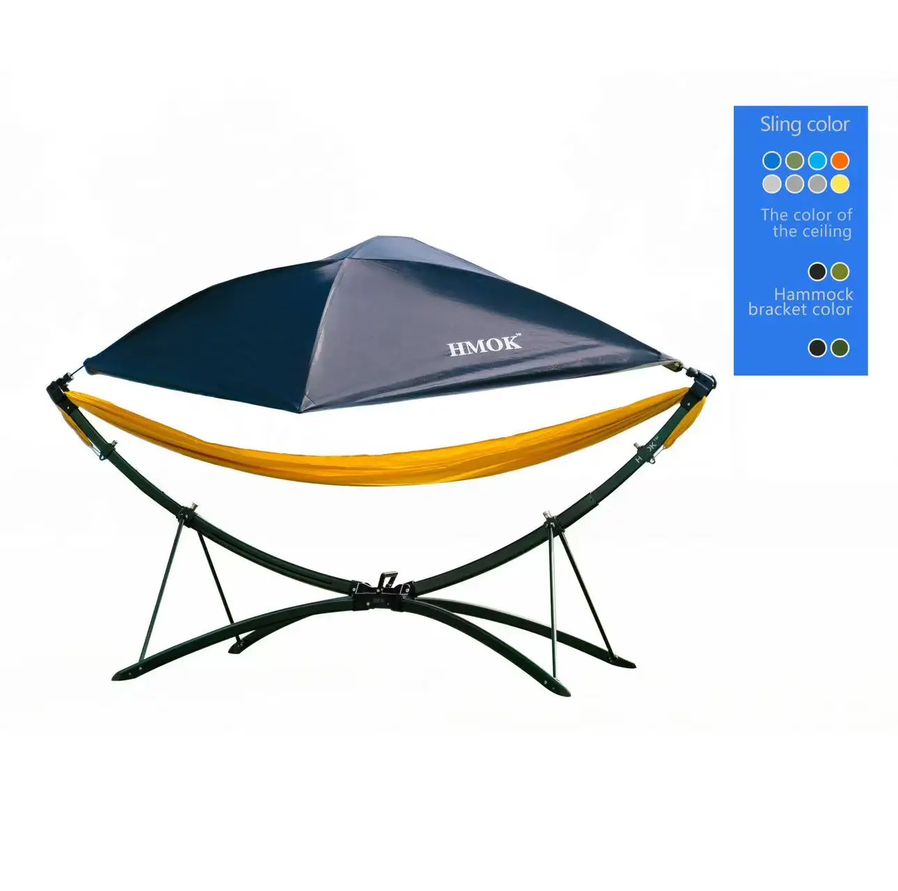 Nylon Swing Hammock For Outdoor Camping Hiking 250kg Weight Capacity All Seasons Foldable
