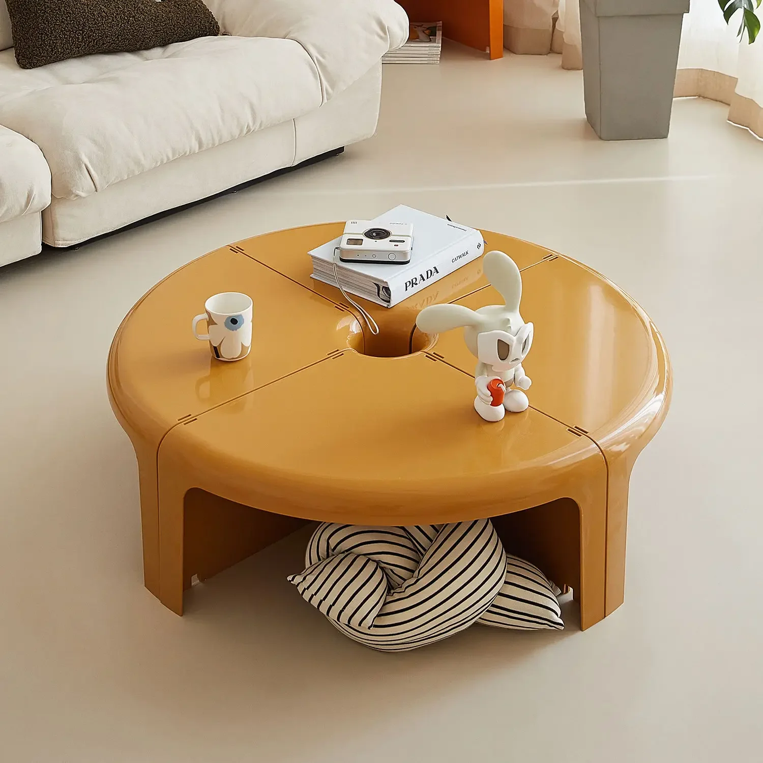 

Coffee Table,medieval,creative, Combination Splicing, Side Table, Nordic, Small Apartment, Household, Round, Coffee, Small Table