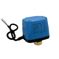 AC220V DC24V DC12V Normally Closed/Normally Motorized Ball Valve Actuator 2-Wire Electric Ball Valves Motors