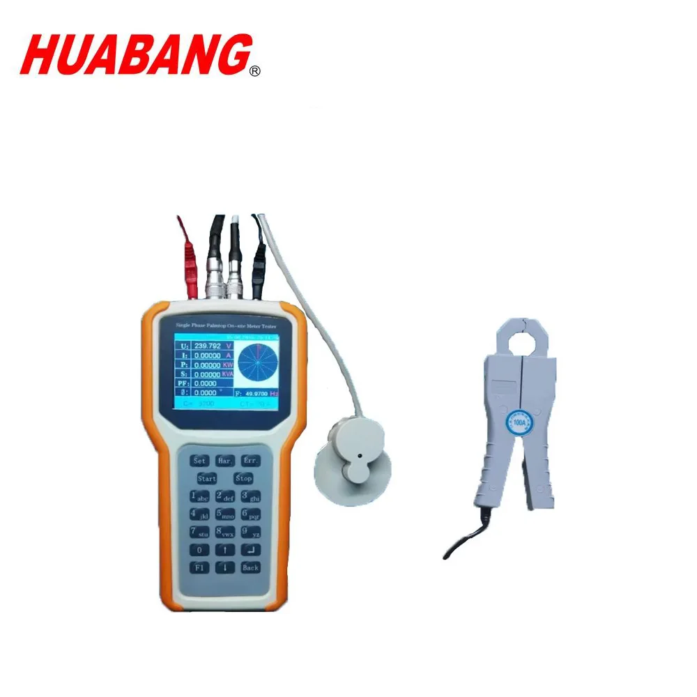 OS-1000 Single Phase On-site Energy Meter Tester with Current Clamp Meter PC Real-time Meter Tester