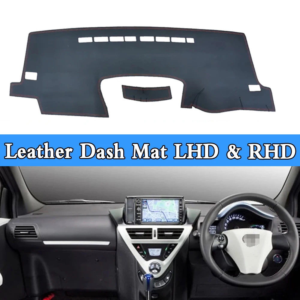 

Car Accessories Leather Dashmat Dash Mat Pad Dashboard Cover Shade Carpet For Toyota Scion IQ 2008 - 2015 2009 2010 2011 2012