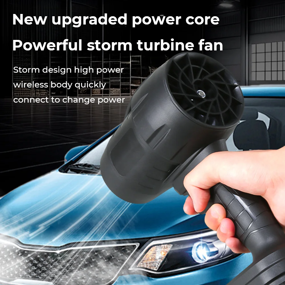 

Powerful Air Blower Turbo Fan Jet Dry Max 450g Thrust Power for Cleaning Leaves Snow Dust Compatible Fit For Makita Battery Pin
