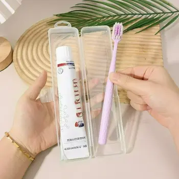 5/1個裝 便攜式透明牙刷保護套 塑膠旅行露營收納盒 浴室家居收納用品 10 最佳銷售 旅行牙刷架 - №3