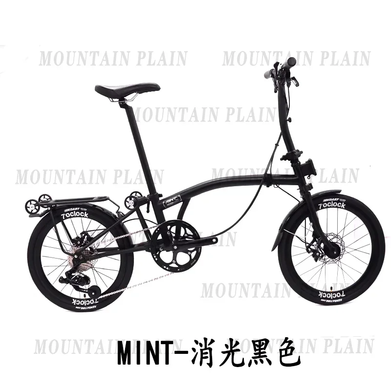 MINT T9B-20D 20Inch Chameleon Folding Bike /9-speed Three Folding Bicycle / Phantom Disc Brake Bike/Leisure Travel Bike