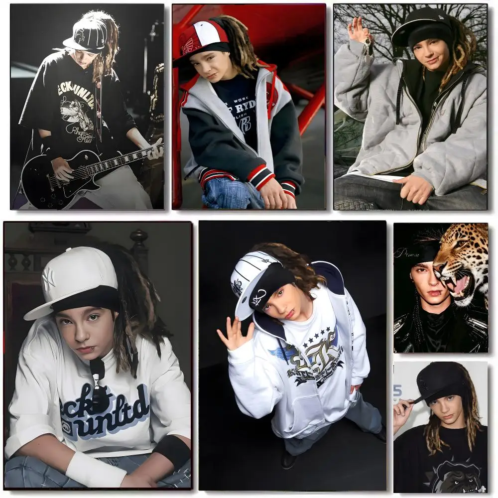 Guitarist T-Tom Kaulitz Poster High Quality Bedroom Living Room Aesthetic Wall Decoration Painting Stickers Gift