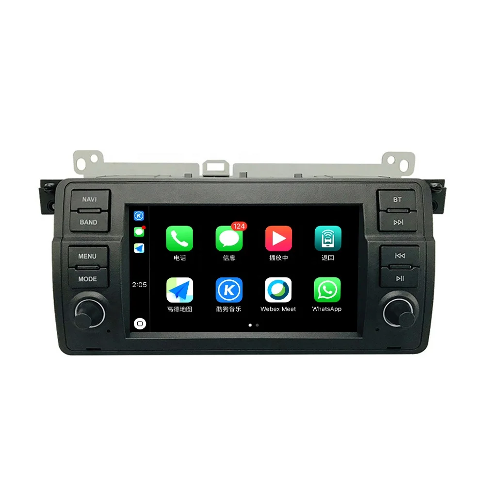 Wireless Car Multimedia Player Stereo BMW 3 Series E46 M3 Video Wireless Global Positioning System Navigation