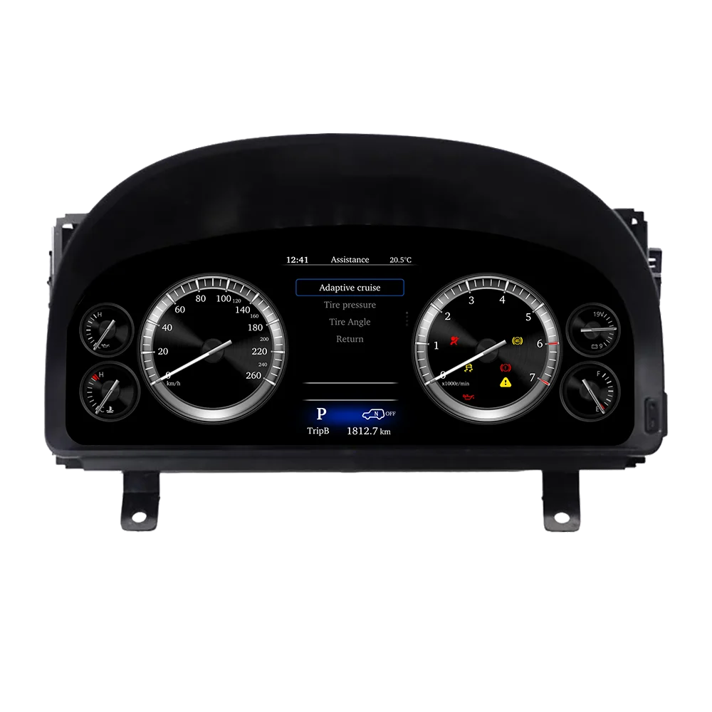 Car Dashboard Cluster Digital For Toyota Alphard 20 30 Vellfire 2007-2018 Auto Instrument Virtual Cockpit  Meter Screen Headunit