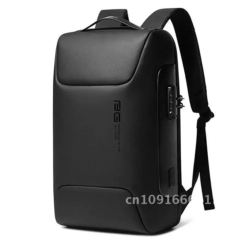 BANGE-Sac à dos d'affaires au design esthétique pour hommes, antivol, étanche, école, sacs à dos pour ordinateur portable, chargement USB, sac de voyage, nouveau