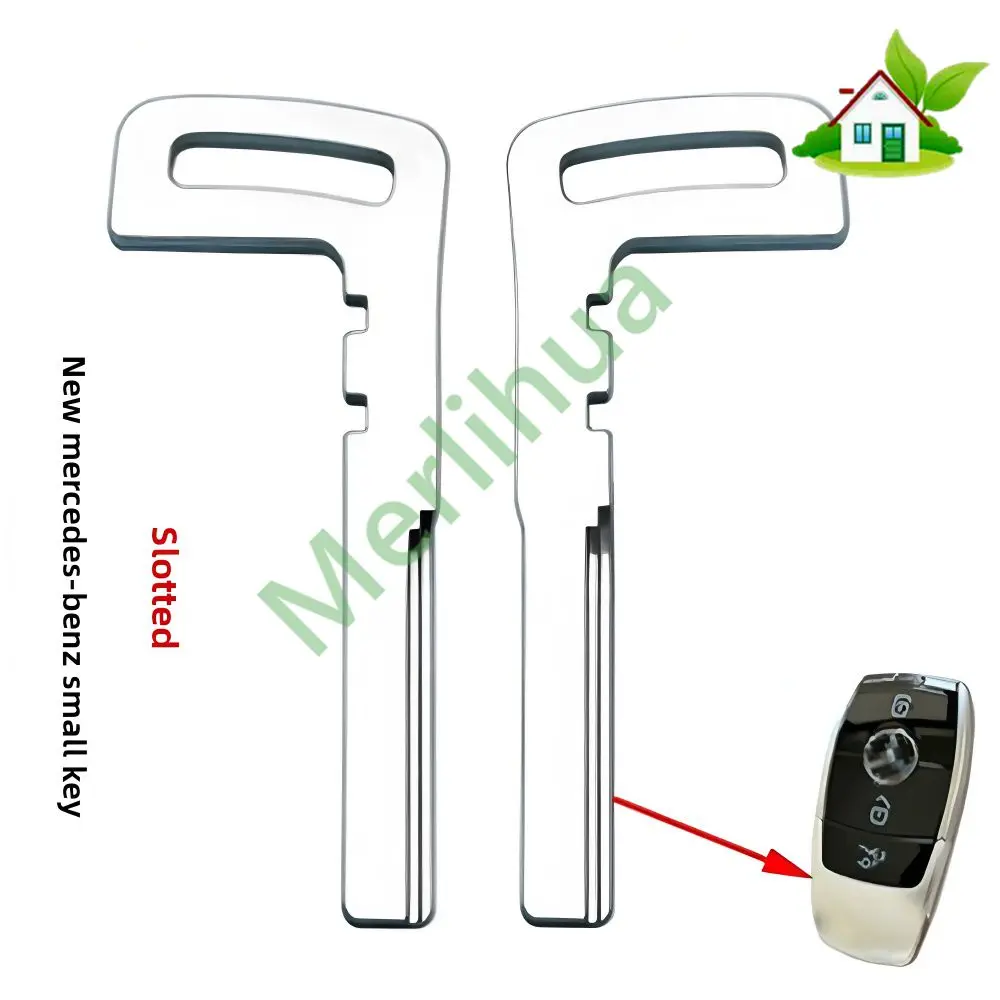 

For Mercedes-Benz Car Metal Key, New-Style Slotted Mini Key, Remote Key, and Old-Model Intelligent Remote Mini Key