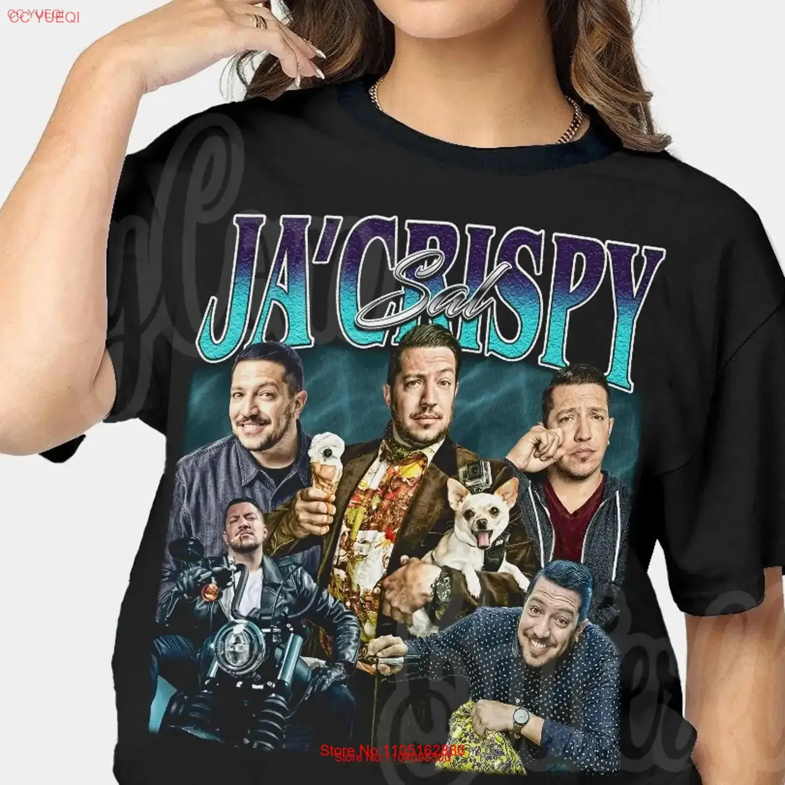 

Ja Crispy Sal T Shirt Vulcano Essential Impractical Jokers vintage Washed graphic Unisex Breathable Comfortable fashion