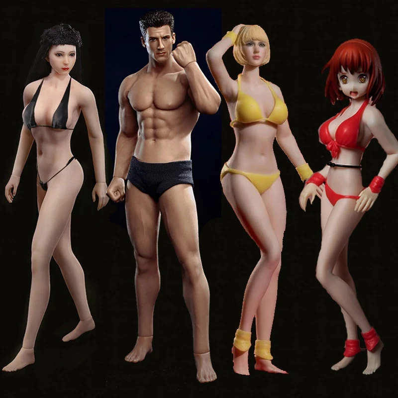 

Phicen 1/12 TM01 T02A T03B T04A T05B Female/male Action Figure Seamless Body With Head Sculpt Pale Suntan Figure Dolls Toys Gift