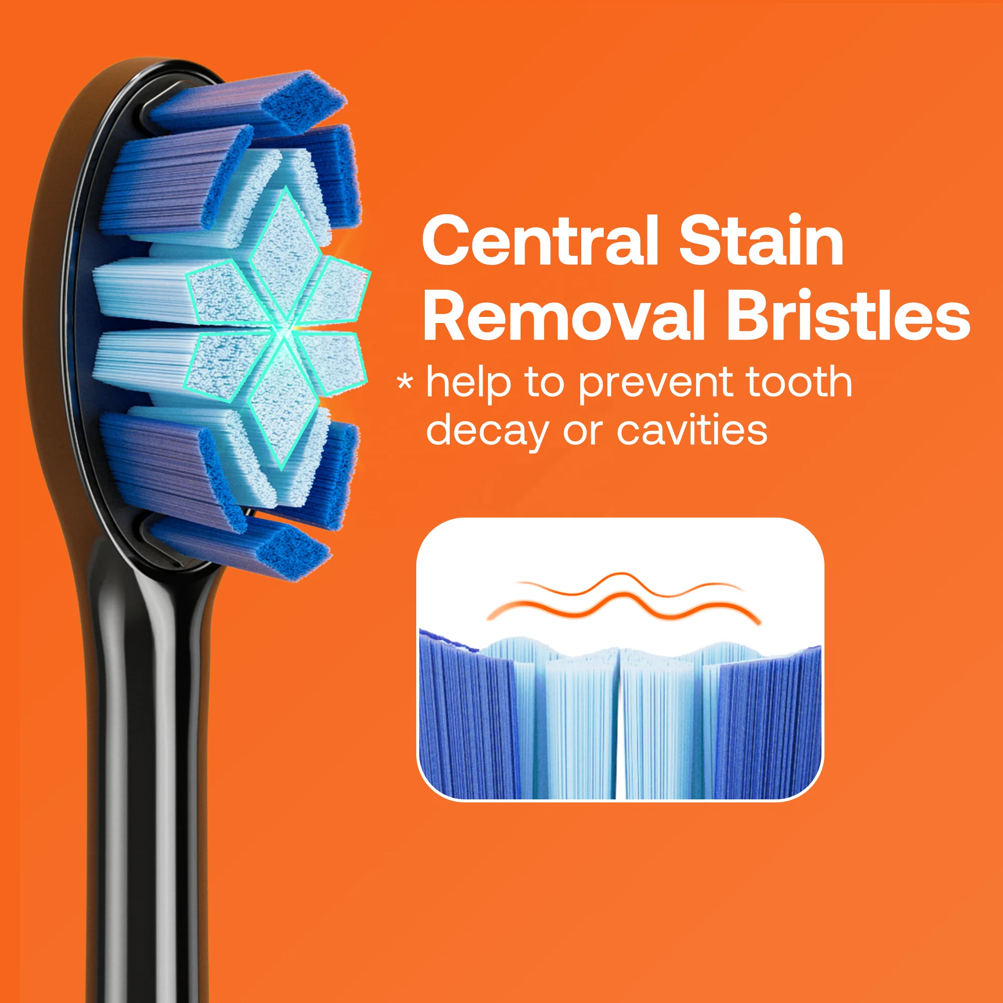 Spazzolino elettrico per adulti Bitvae BV S3 blu 5 modalità con APP intelligente