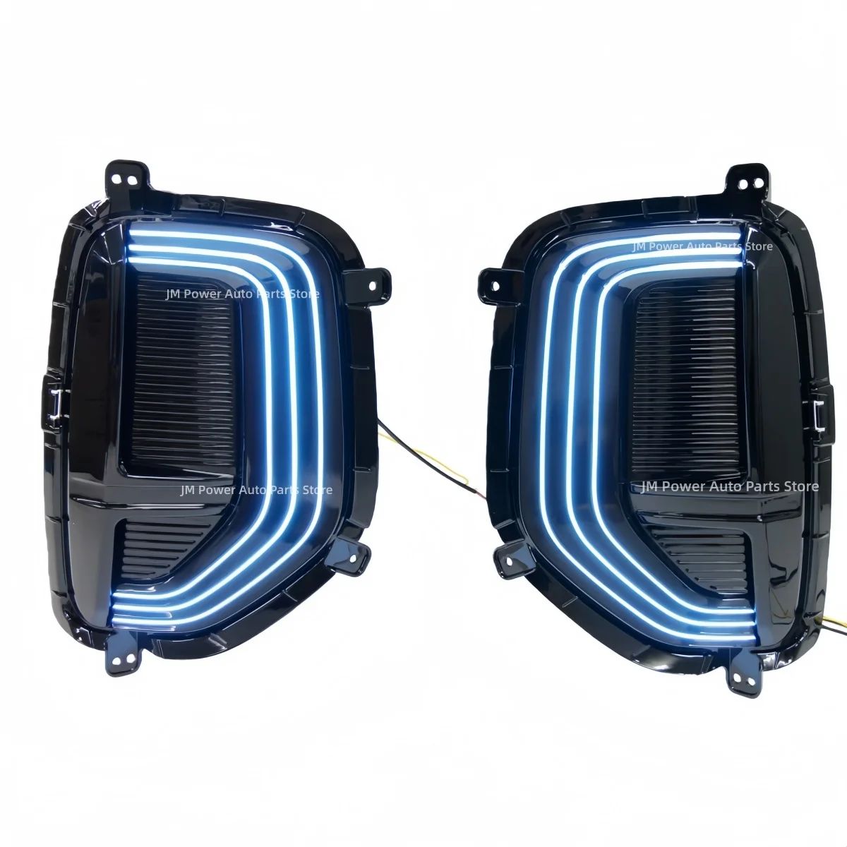 Fit for Chery Tiggo 8L 2024-2026 Daytime running light Modification Three colors LED Front fog lamp Flashing turn signal lights