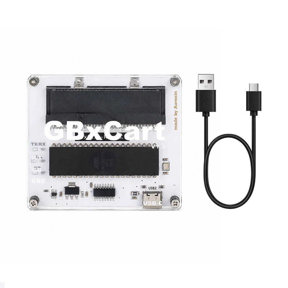 Auroxin GBxCart RW V1.3 USB-Spielmodul-Leser und -Schreiber für Game Boy GBC GBA ROM-Backup, Speichern, Wiederherstellen, Flash-Kartuschen-Programmierer