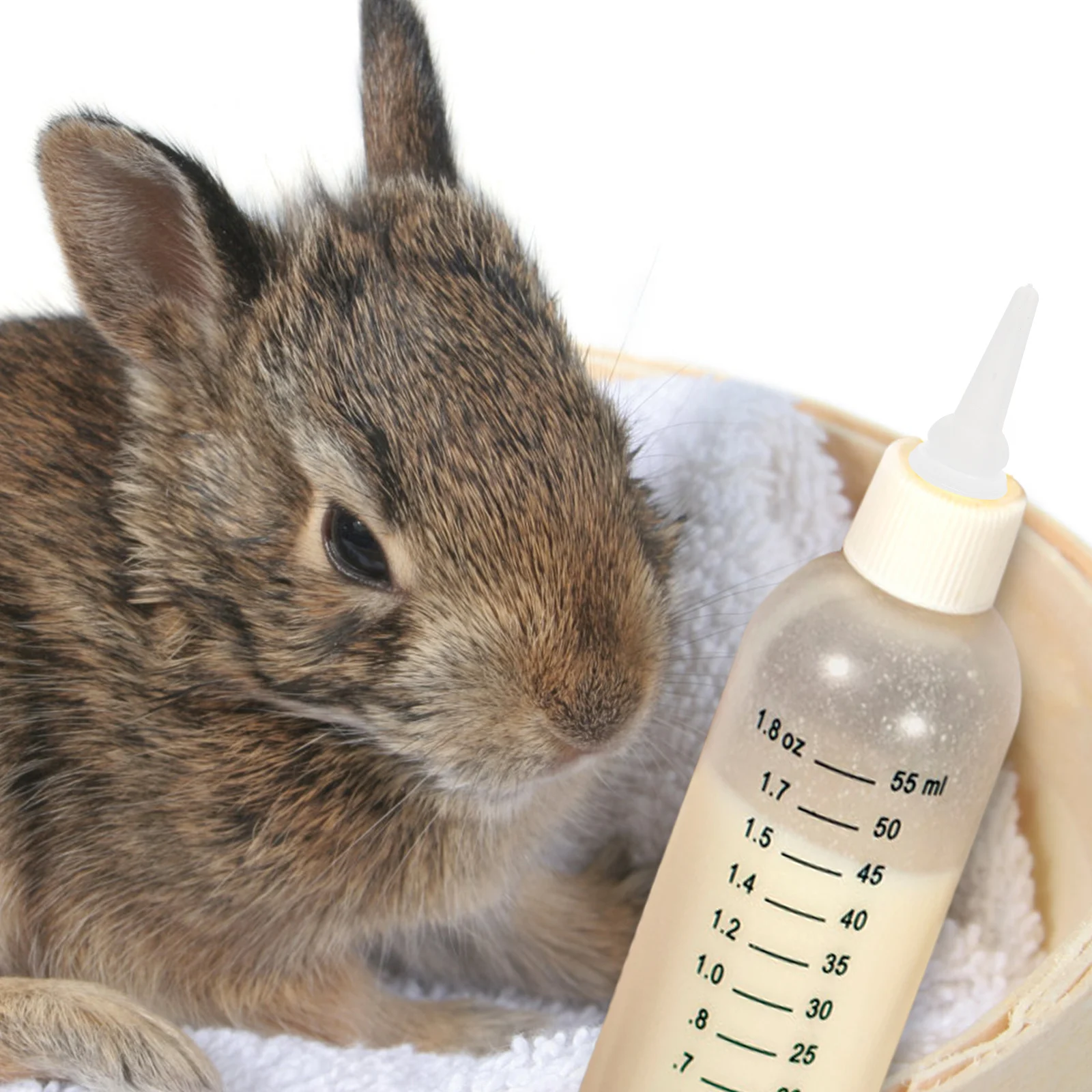 

40pcs Pet Feeding Nipples Silicone Rabbit Pacifiers For Animals Lightweight Durable Nurser Bottle Teats Pet Feeding