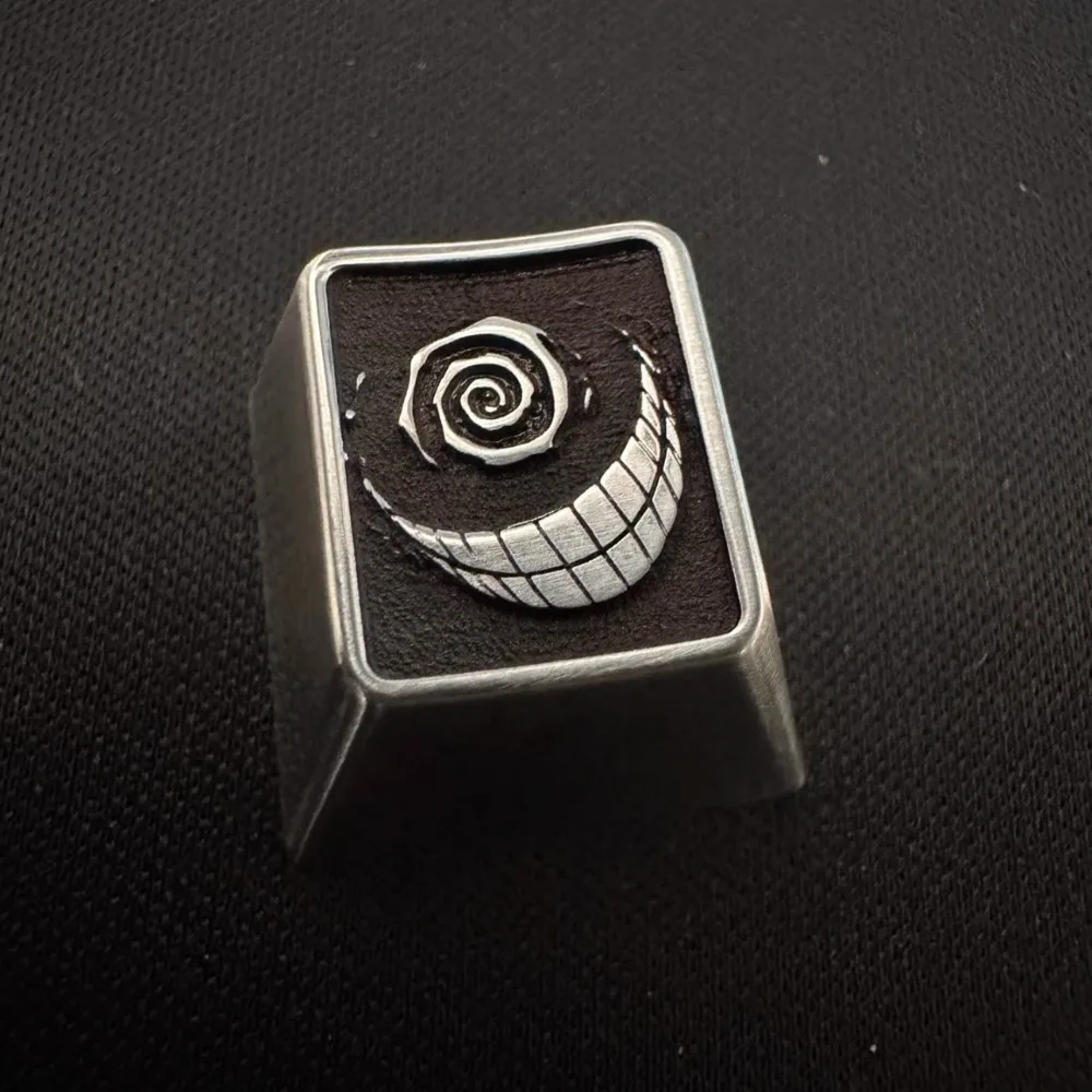 Original Anime Artisan Keycap Custom Engraved Metal Keyboard Cap Cherry Profile ESC KeyCap for Mechanical Keyboard Accessories