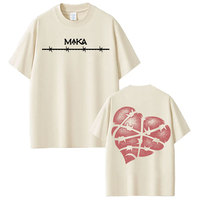 Rapper Maka Aura Tour 2025 Album Merch T-Shirt Men Women Retro Aesthetic T-Shirts Fashion High Quality Cotton T Shirt Streetwear