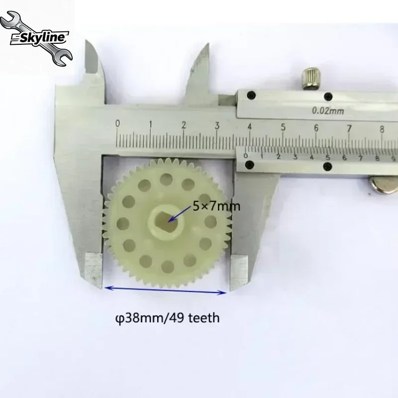 インフレータポンプギア部品シリンダー空気圧ギアピストンアセンブリ 22 シリンダーピストンリングリンケージ直径 38 ミリメートル 49 歯