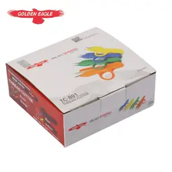 TC-801Colorful forbici per filati ad anello con manico in plastica forbici per ricamo a croce forbici per testa di filo forbici piccole di marca Eagle