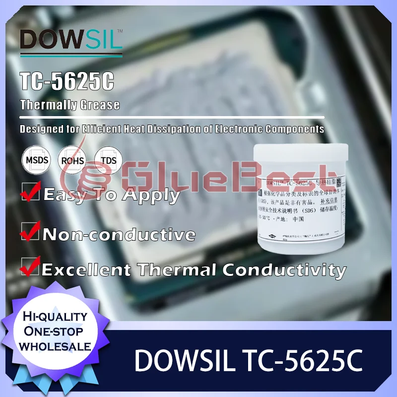

DOW CORNING DOWSIL TC-5625C Thermal Conductive Silicone Grease for Efficient Heat Transfer in Electronic Original Product