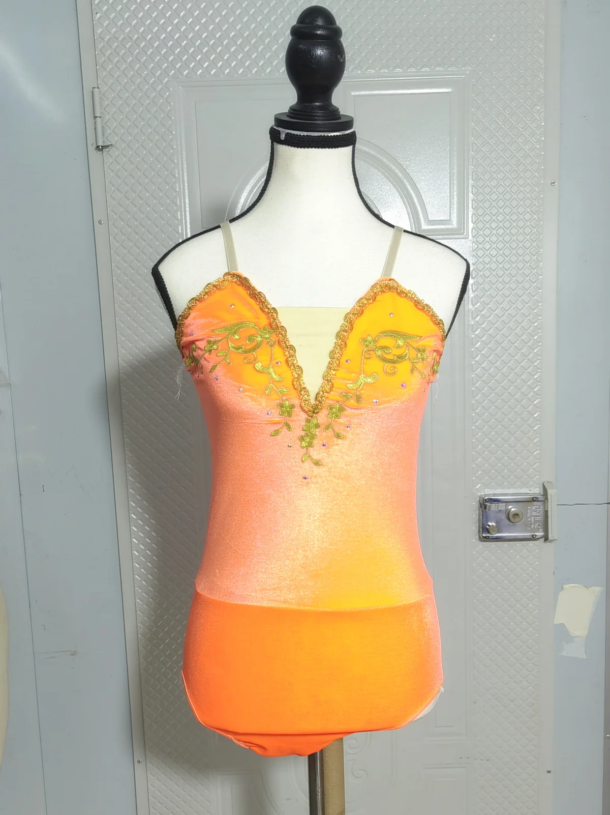 Body da balletto per donna adulta Colletto a V Ballerina Danza Ginnastica Corpetto in velluto Costume da ballo Corsetto sottile Top per ragazze