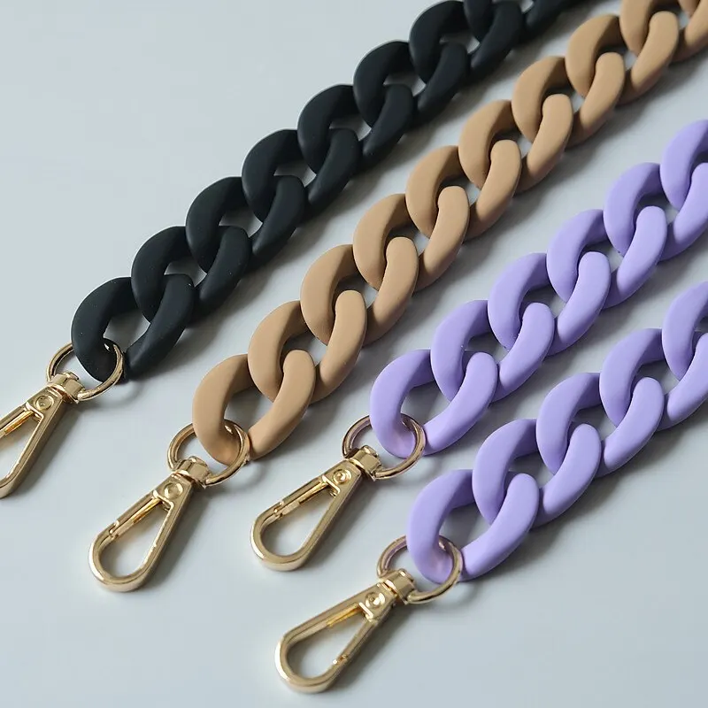 28cm Women Bag Strap Replacement Long Panel Wide Bag  phone Chain Advanced Chain Accessories Fashion Bag Accessories
