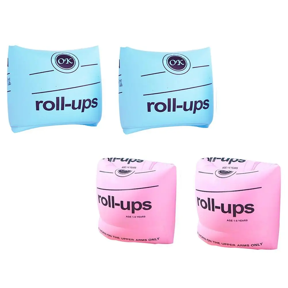 2 Pairs Swimming Arm Circle Water Bands Inflatable Armband Armbands for Sleeves