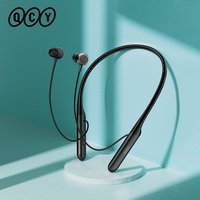 QCY C1 C2 Wireless Headphone Bluetooth 5.2 Magnetic Sport Neckband Earphones 50H Long Standby Headset Stereo Earbuds